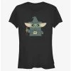 New 👍 Star Wars The Mandalorian Witch Child 👧 Girls T-Shirt 😀 -Star Wars Clothing Sales 20070065 hi