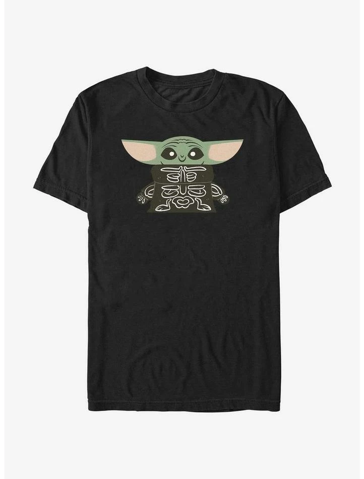 Cheap 😉 Star Wars The Mandalorian Skeleton Grogu T-Shirt ✨ 3 Cheap 😉 Star Wars The Mandalorian Skeleton Grogu T-Shirt ✨
