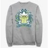 Promo 😀 Star Wars The Mandalorian Snow Ho Ho Grogu Sweatshirt 🔥 -Star Wars Clothing Sales 20110462 hi