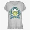 Budget ⭐ Star Wars The Mandalorian Snow Ho Ho Grogu 👧 Girls T-Shirt 😉