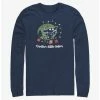Hot Sale 🧨 Star Wars The Mandalorian Santa's Helper Long-Sleeve T-Shirt ✔️ -Star Wars Clothing Sales 20110561 hi