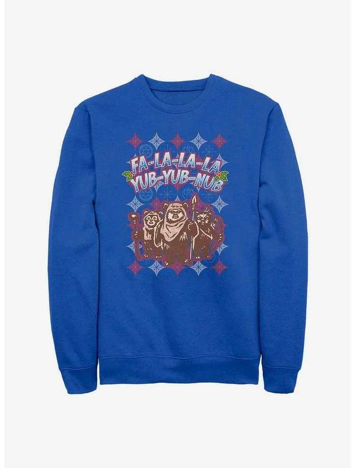 Wholesale โ๏ธ Star Wars Ewok Holiday Festivities Sweatshirt ๐งจ 3 Wholesale โ๏ธ Star Wars Ewok Holiday Festivities Sweatshirt ๐งจ