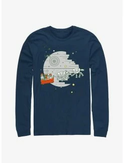 Best deal ⌛ Star Wars 🎄 Christmas Death Star Long-Sleeve T-Shirt ✔️