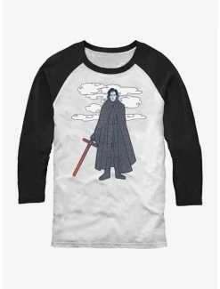 Budget 🔥 Star Wars: The Force Awakens Kylo Ren Raglan T-Shirt 🎉