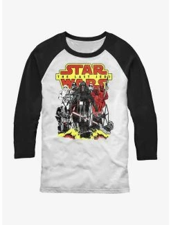 Cheap 🤩 Star Wars: The Last Jedi Walk On The Dark Side Raglan T-Shirt 💯