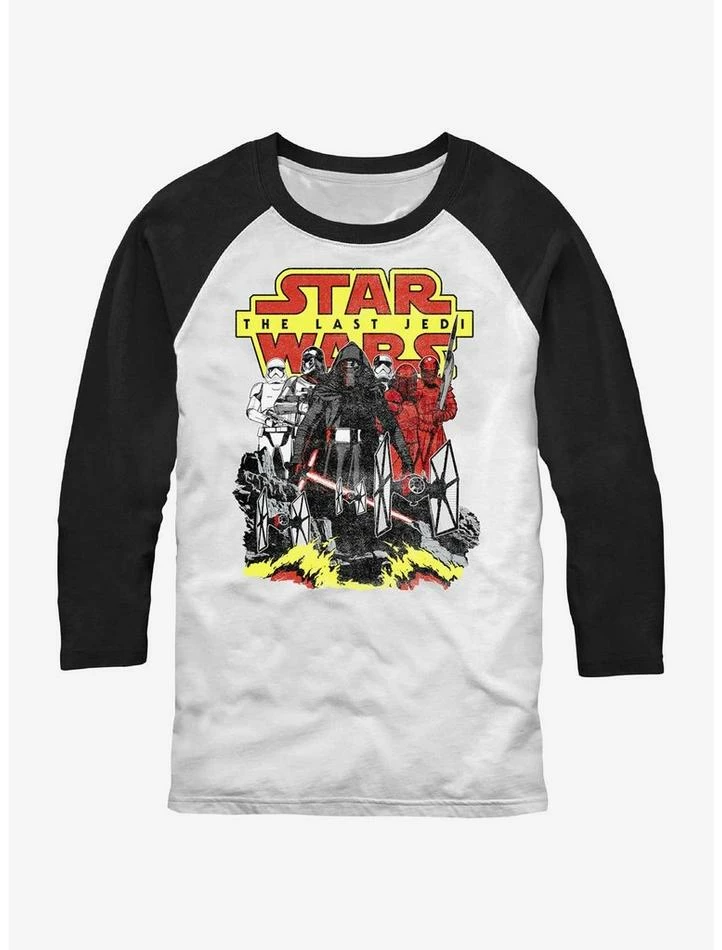 Cheap 🤩 Star Wars: The Last Jedi Walk On The Dark Side Raglan T-Shirt 💯 3 Cheap 🤩 Star Wars: The Last Jedi Walk On The Dark Side Raglan T-Shirt 💯