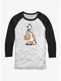 Coupon 🌟 Star Wars: The Last Jedi Tiny Porgs and BB-8 Raglan T-Shirt 🔔