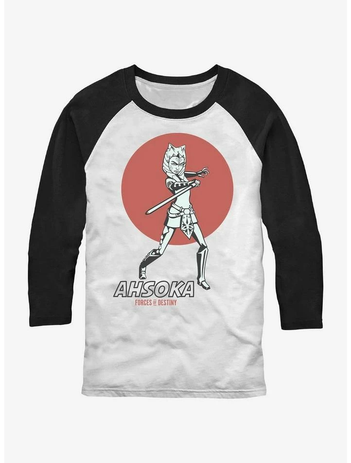 Best Pirce ๐ Star Wars: Forces of Destiny Ahsoka Sunset Raglan T-Shirt ๐ฅ 3 Best Pirce ๐ Star Wars: Forces of Destiny Ahsoka Sunset Raglan T-Shirt ๐ฅ
