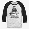 Outlet ⌛ Star Wars Vader Dad Raglan T-Shirt 🛒 -Star Wars Clothing Sales 20111494 hi