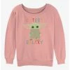 Flash Sale 🌟 Star Wars The Mandalorian Cutest Child in the Galaxy 👧 Girls Slouchy Sweatshirt 🌟 -Star Wars Clothing Sales 20113095 hi