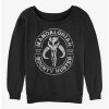 Coupon 🔥 Star Wars The Mandalorian Gun For Hire 👧 Girls Slouchy Sweatshirt 😍 -Star Wars Clothing Sales 20113116 hi