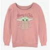 Cheapest 🧨 Star Wars The Mandalorian Merry and Cute Child 👧 Girls Slouchy Sweatshirt ✨ -Star Wars Clothing Sales 20113151 hi