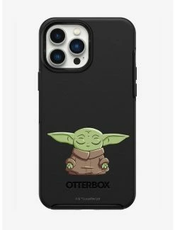 Hot Sale ๐ฅ Star Wars The Mandalorian Grogu Symmertry Series Black iPhone 13 Pro Max / iPhone 12 Pro Max Case โค๏ธ