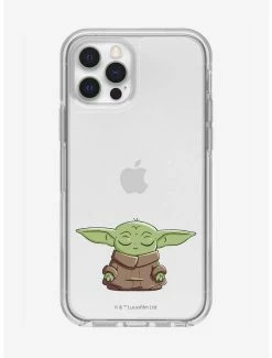 Promo 😍 Star Wars The Mandalorian Grogu Symmertry Series Clear iPhone 12 / iPhone 12 Pro Case 🥰