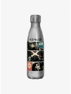 Best Sale 🧨 Star Wars Obi Wan vs Darth Vader Battle Sequence Water Bottle 🎁