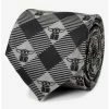Best deal 🧨 Star Wars The Mandalorian The Child Checkered Black Men's Tie 😍 -Star Wars Clothing Sales 20138905 hi