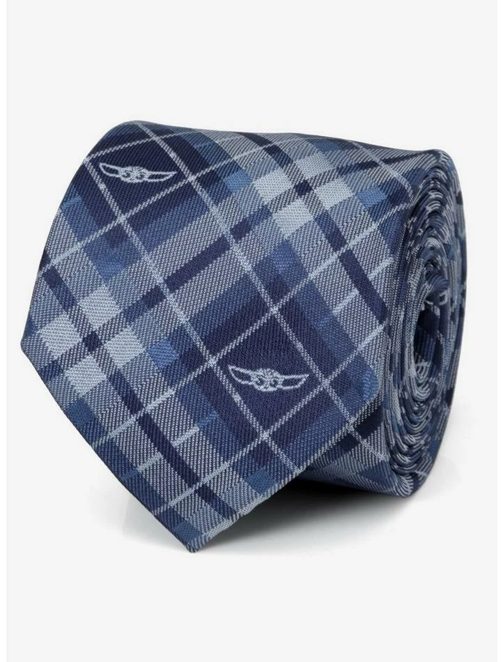 Deals ๐ Star Wars The Mandalorian The Child Plaid Blue Men's Tie ๐ 3 Deals ๐ Star Wars The Mandalorian The Child Plaid Blue Men's Tie ๐