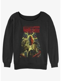 Best Pirce 💯 Star Wars Spaceship Castle 👧 Girls Slouchy Sweatshirt 🔔