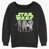 Cheap ⌛ Star Wars The Mandalorian Logo Lineup 👧 Girls Slouchy Sweatshirt 🥰 -Star Wars Clothing Sales 20166706 hi