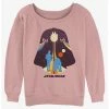 Top 10 👏 Star Wars Vader Droids Silhouette 👧 Girls Slouchy Sweatshirt 💯 -Star Wars Clothing Sales 20166748 hi