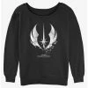 Discount 🔔 Star Wars Shattered Jedi Logo 👧 Girls Slouchy Sweatshirt ⭐