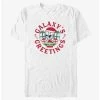 Deals ✔️ Star Wars The Mandalorian Galaxy's Greetings Stamp T-Shirt 😀 -Star Wars Clothing Sales 20200213 hi