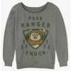 Buy 🥰 Star Wars Park Ranger 👧 Girls Slouchy Sweatshirt 😉 -Star Wars Clothing Sales 20207147 hi