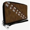 Discount ⭐ Star Wars Chewbacca Character Body Close Up Zip Around Wallet 🤩