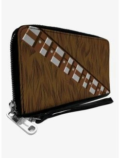 Discount ⭐ Star Wars Chewbacca Character Body Close Up Zip Around Wallet 🤩