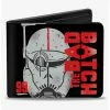 Wholesale ✨ Star Wars The Bad Batch Crosshairs Helmet Bifold Wallet 🌟