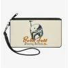 Best reviews of 🎁 Star Wars The Book of Boba Fett Bounty Hunter Helmet Canvas Zip Clutch Wallet 🎉 -Star Wars Clothing Sales 20215536 hi