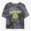 Best Pirce 😉 Star Wars The Mandalorian Cutest Little Child Tie-Dye 👧 Girls Crop T-Shirt 🔥 -Star Wars Clothing Sales 20222374 hi