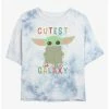 Cheap 🎁 Star Wars The Mandalorian Cutest Little Child Tie-Dye 👧 Girls Crop T-Shirt 💯 -Star Wars Clothing Sales 20222400 hi