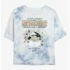Flash Sale 🌟 Star Wars The Mandalorian Floral Child Tie-Dye 👧 Girls Crop T-Shirt 🔥 -Star Wars Clothing Sales 20222421 hi