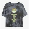 Discount 🔔 Star Wars The Mandalorian Grogu Tie-Dye 👧 Girls Crop T-Shirt 💯 -Star Wars Clothing Sales 20222487 hi