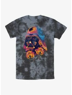 Flash Sale 😍 Star Wars Drippy Vader Helmet Tie-Dye T-Shirt 🥰