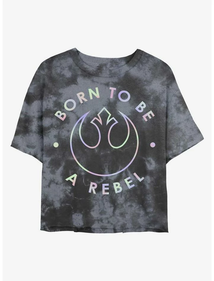 New ๐ Star Wars Born To Be A Rebel Tie-Dye ๐ง Girls Crop T-Shirt ๐ 3 New ๐ Star Wars Born To Be A Rebel Tie-Dye ๐ง Girls Crop T-Shirt ๐