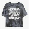 Top 10 🎉 Star Wars Initiating Hyperdrive Tie-Dye 👧 Girls Crop T-Shirt 🧨 -Star Wars Clothing Sales 20223549 hi