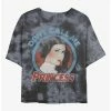 Deals 🔔 Star Wars Leia Don't Call Me Princess Tie-Dye 👧 Girls Crop T-Shirt 👏 -Star Wars Clothing Sales 20223691 hi