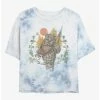 Buy 🥰 Star Wars Ewok Sunset Tie-Dye 👧 Girls Crop T-Shirt 🌟 -Star Wars Clothing Sales 20223710 hi