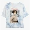 Budget 😍 Star Wars Leia Fearless Tie-Dye 👧 Girls Crop T-Shirt 🔥 -Star Wars Clothing Sales 20223748 hi