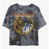 Flash Sale 🎉 Star Wars Metal Droids C-3PO and R2-D2 Tie-Dye 👧 Girls Crop T-Shirt 🤩 -Star Wars Clothing Sales 20223766 hi