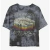 Promo 💯 Star Wars Retro Millennium Falcon Tie-Dye 👧 Girls Crop T-Shirt 🤩 -Star Wars Clothing Sales 20223803 hi