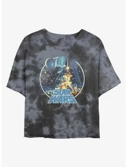 Best reviews of 👏 Star Wars Vintage Victory Tie-Dye 👧 Girls Crop T-Shirt ✨