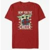Deals 🧨 Star Wars The Mandalorian Grogu Here For The Cheer T-Shirt 👍 -Star Wars Clothing Sales 20229458 hi