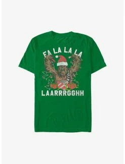 Cheap 🛒 Star Wars Santa Chewie Fa La La La Largh T-Shirt ⭐