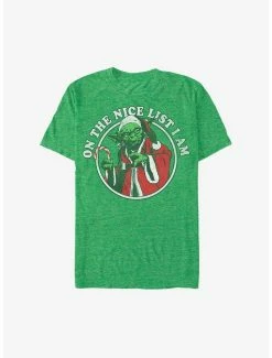 Buy 🎁 Star Wars Yoda On The Nice List T-Shirt 😍