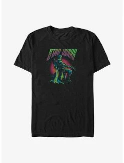 Cheap 🥰 Star Wars Groovy Boba Fett Big & Tall T-Shirt 😉