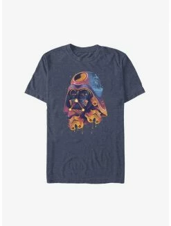 Cheapest 🧨 Star Wars Darth Vader Melting Helmet Big & Tall T-Shirt 🛒