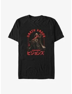 Promo ⭐ Star Wars: Visions Darth Vader Samurai Big & Tall T-Shirt 🔔